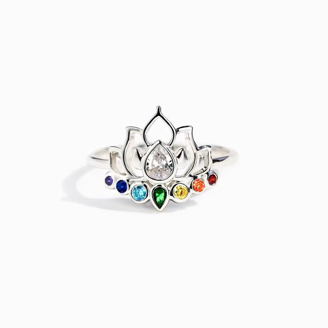 The Lotus Adjustable Ring