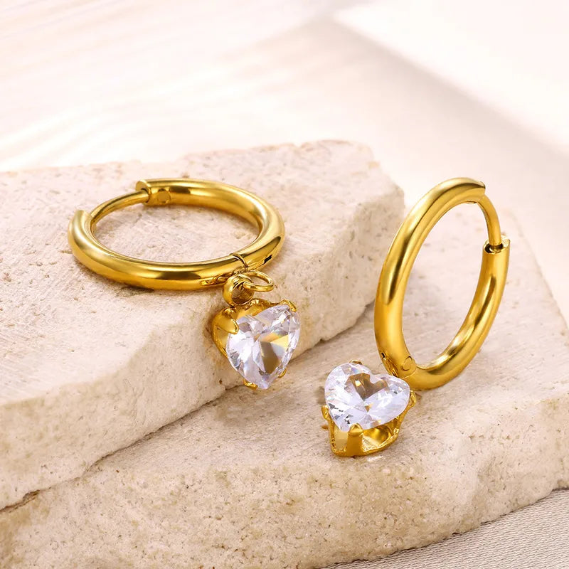 Heart Pearl Pendant Set