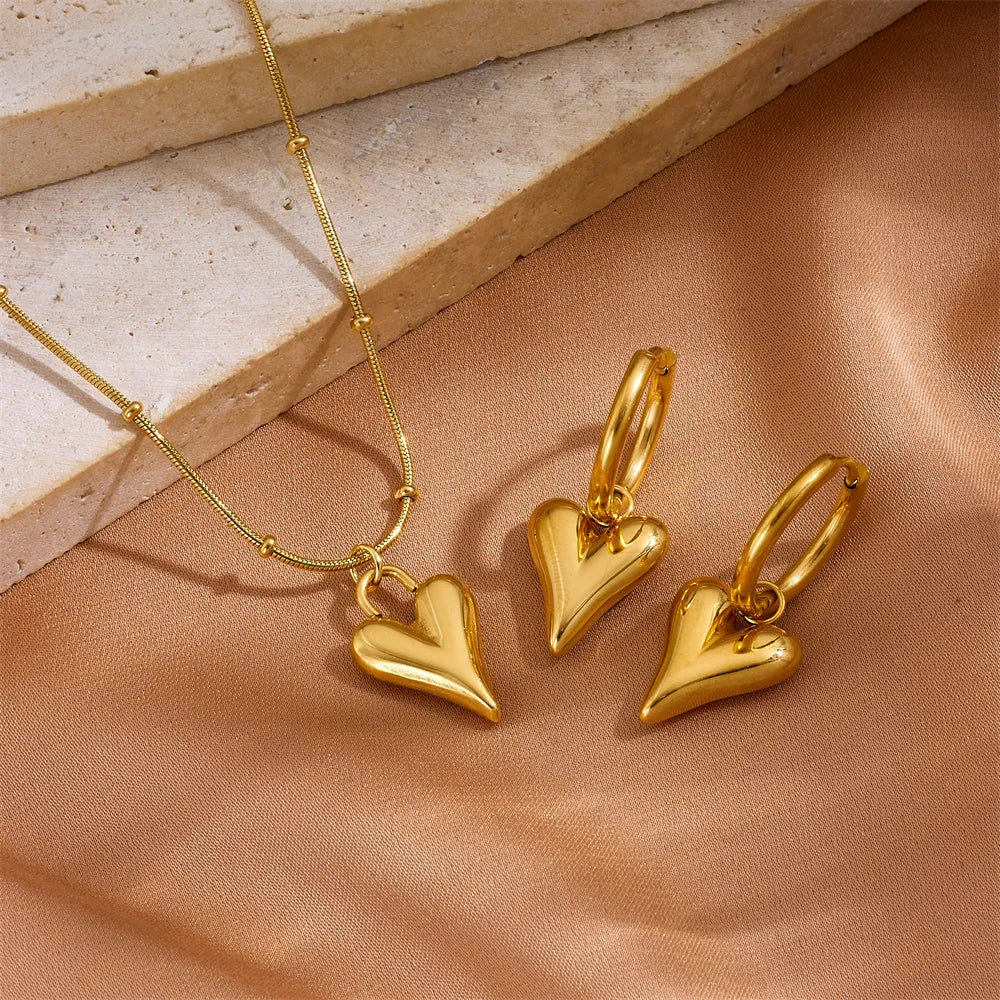 Gold Heart Set