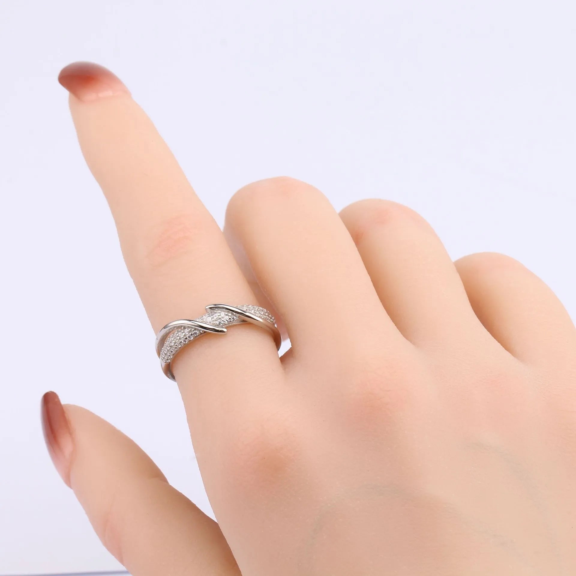 Silver Twirl Ring