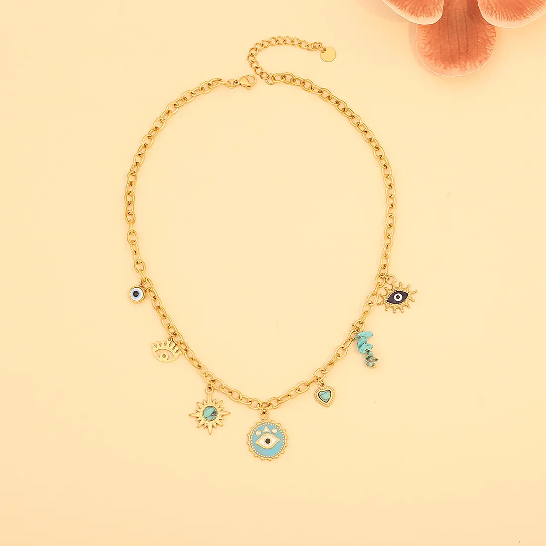 Evil Eye Charm Neckpiece