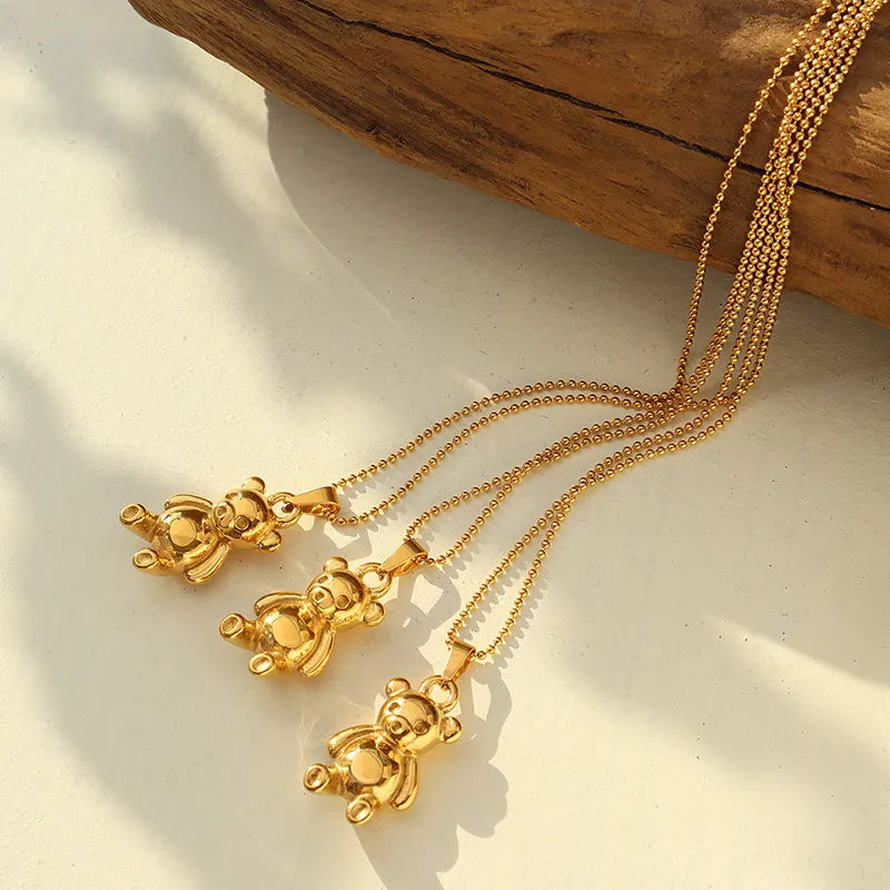 Gold Bear Neckpiece