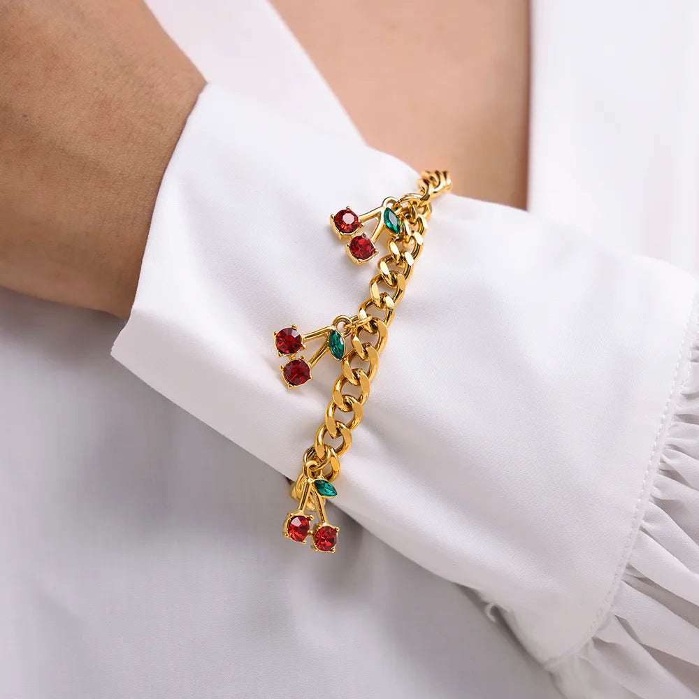 Cherry Charm Bracelet