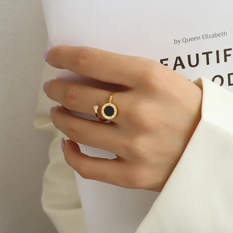 Roman Numeral Gold Ring