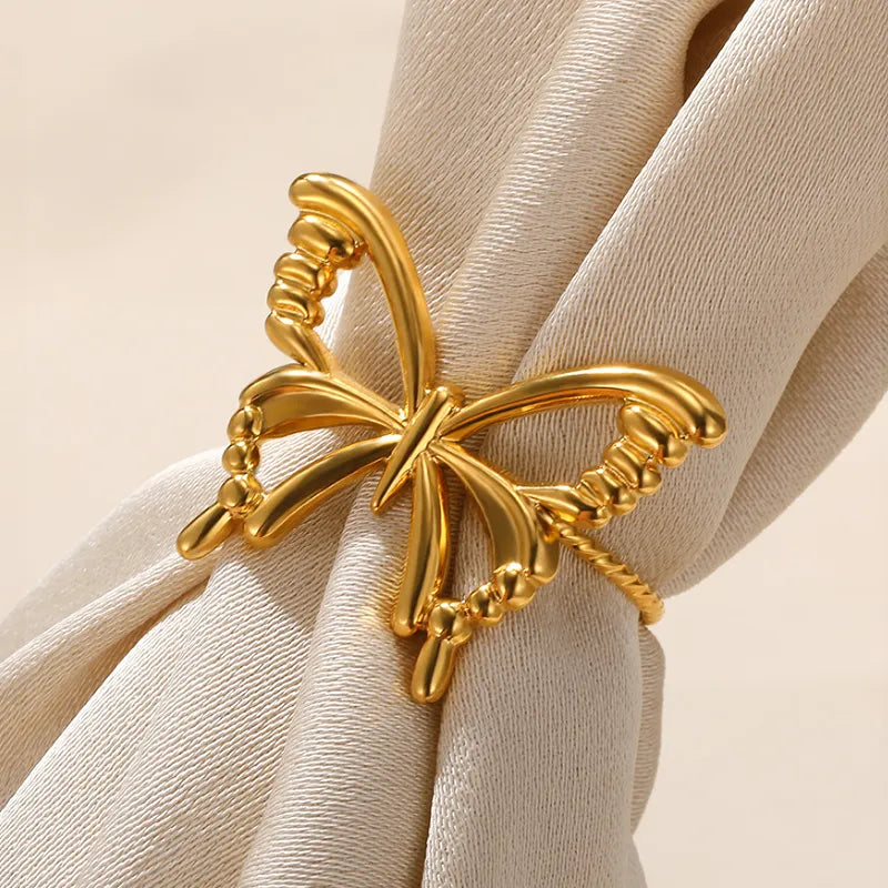 Gold Butterfly Ring